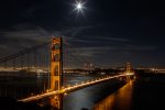 Golden Gate Bridge in Moonlight