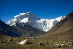 North Face, Mt. Everest from base camp in Tibet