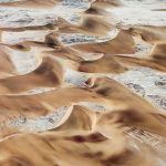 Airial view of Dunes in the Namib Desert, Namibia